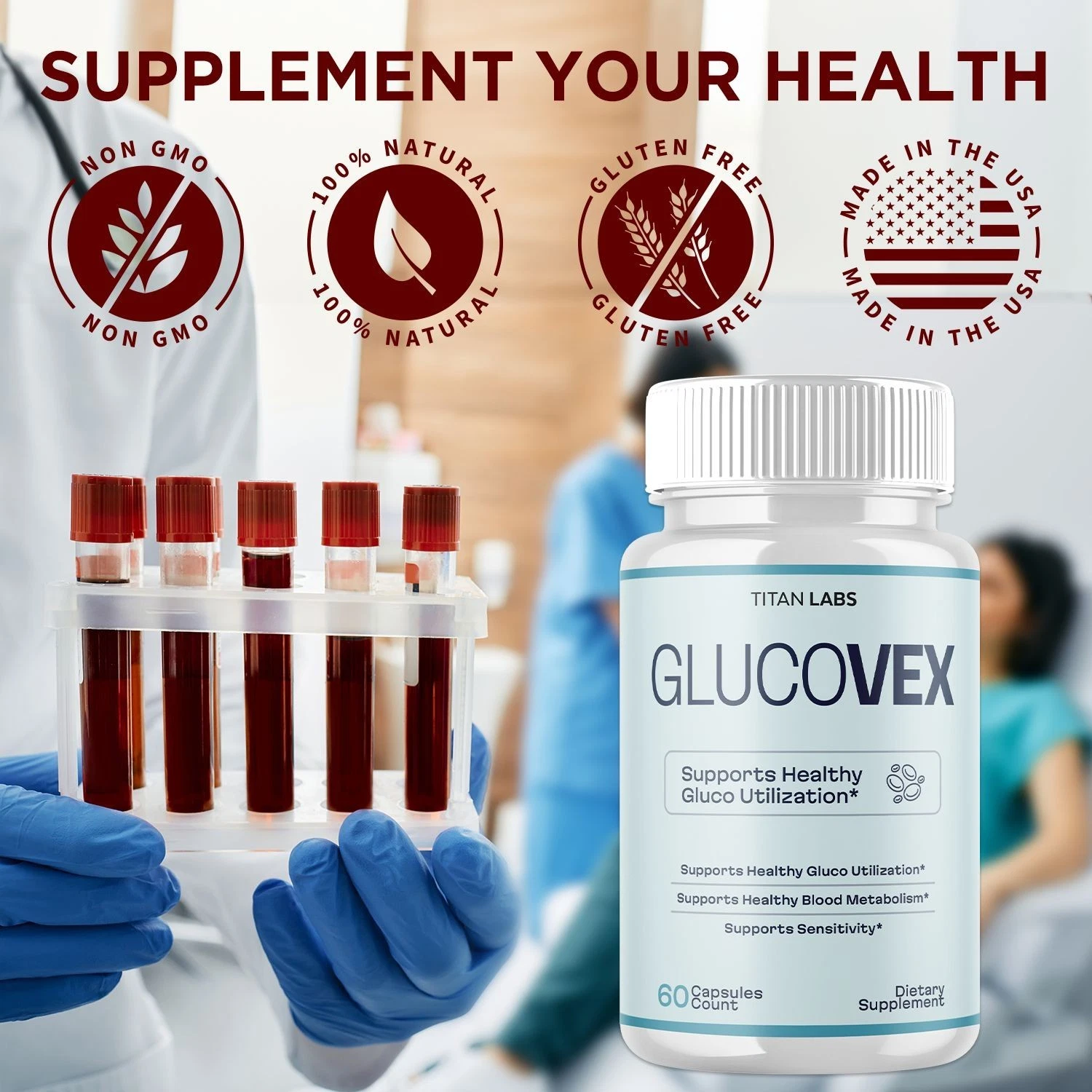 Glucovex Blood Sugar Support Supplement